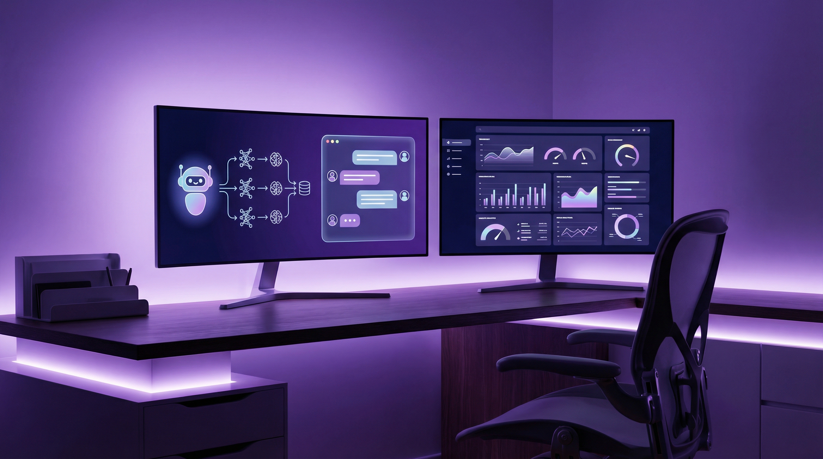 Custom AI Agents — work from the T40 bench